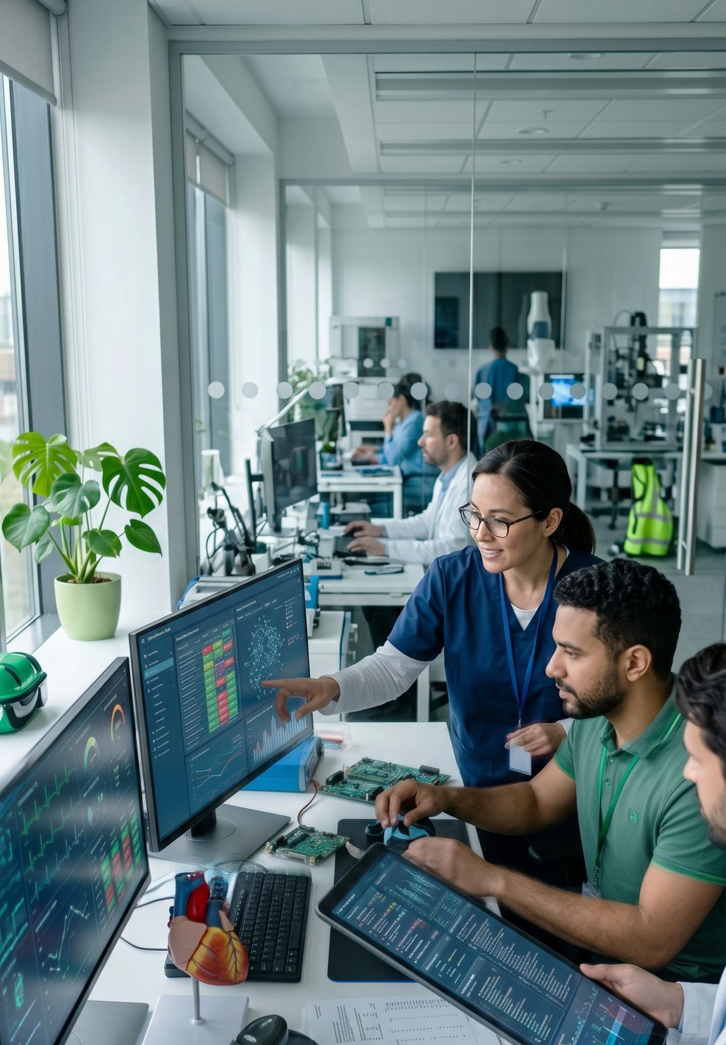 A modern, calm healthcare environment